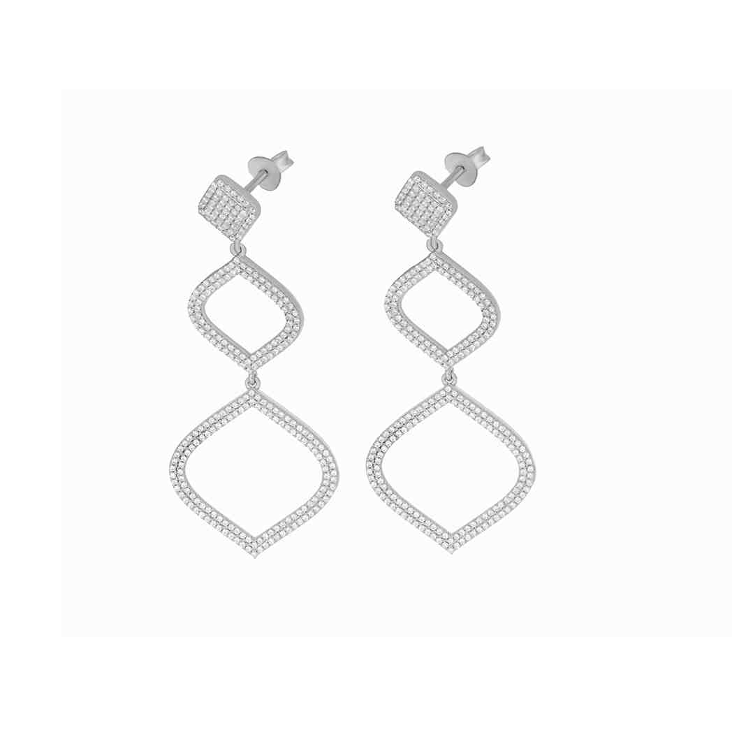 Triple Drop Long Earrings ER21855A